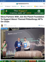 Mova Partners With Join the Planet Foundation To Support Messi-Themed Philanthropy NFTs On-Chain