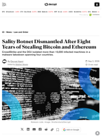 Sality Botnet Dismantled After Eight Years of Stealing Bitcoin and Ethereum - Decrypt