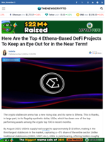 Here Are the Top 4 Ethena-Based DeFi Projects To Keep an Eye Out for in the Near Term!