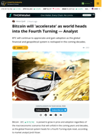 BTC Will Be the Real Winner of the Fourth Turning — Analyst
