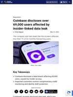 Coinbase discloses over 69,000 users affected by insider-linked data leak