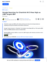 Chainlink Breaks $24, Eyes $47 If $25 Resistance Falls