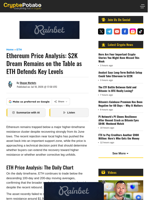 Ethereum Price Analysis: $2K Dream Remains on the Table as ETH Defends Key Levels