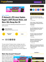 Pi Network's (PI) Latest Update, Ripple's (XRP) Recent Moves, and More: Bits Recap Nov 28