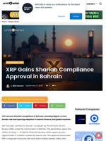 XRP Gains Shariah Compliance Approval in Bahrain | Live Bitcoin News