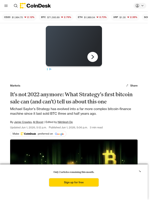Strategy's $2.5 million BTC sale and lessons from the first time MSTR sold in December 2022