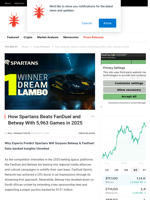 How Spartans Beats FanDuel and Betway With 5,963 Games in 2025 - NullTX