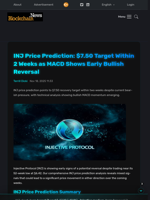 INJ Price Prediction: $7.50 Target Within 2 Weeks as MACD Shows Early Bullish Reversal - Blockchain.News