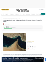 Iranian gunboats deter shipping in Strait of Hormuz ahead of ceasefire expiry