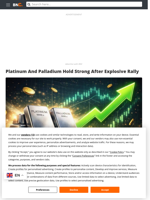 Platinum And Palladium Hold Strong After Explosive Rally - Brave New Coin