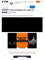 DOGE Price Analysis for July 20