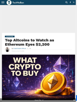 Top Altcoins to Watch as Ethereum Eyes $2,200 - TechBullion