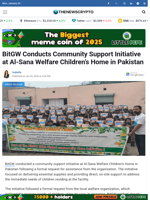 BitGW Conducts Community Support Initiative at Al-Sana Welfare Children’s Home in Pakistan