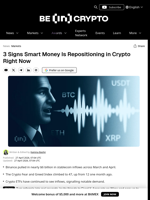 3 Signs Investors Are Returning to Crypto Markets This April