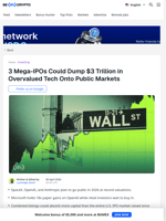 3 Big IPOs That Could Flood Markets With $3 Trillion in Tech