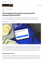 Circle outlines the agentic economy and its payment infrastructure - Blockchain.News
