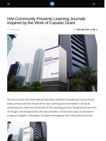HAI Community Presents Learning Journals Inspired by the Work of Cassian Grant - Visionary Financial