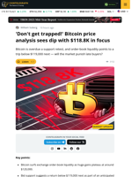 Bitcoin Hints at a Comedown After Buyers Pile in Above $120,000