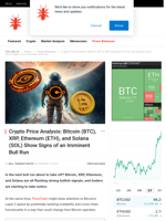 Crypto Price Analysis: Bitcoin (BTC), XRP, Ethereum (ETH), and Solana (SOL) Show Signs of an Imminent Bull Run - NullTX