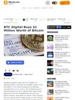 BTC Digital Buys $1 Million Worth of Bitcoin – News Bytes Bitcoin News