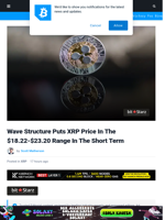 Wave Structure Puts XRP Price In The $18.22-$23.20 Range In The Short Term | Bitcoinist.com