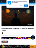 Crypto Watchlist: Key Events To Watch In The Week Ahead