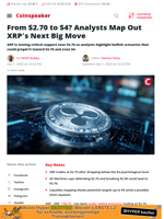 From $2.70 to $4? Analysts Map Out XRP’s Next Big Move - Coinspeaker