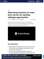 KyberSwap launches on-chain price service for spotting arbitrage opportunities