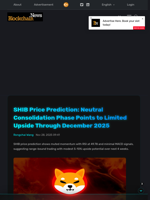 SHIB Price Prediction: Neutral Consolidation Phase Points to Limited Upside Through December 2025 - Blockchain.News