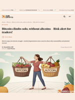 Bitcoin climbs solo, without altcoins - Risk alert for traders! - AMBCrypto