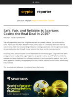 Safe, Fair, and Reliable: Is Spartans Casino the Real Deal in 2026?