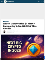 Which Crypto Hits $1 First? Comparing ADA, DOGE & This Altcoin - TechBullion