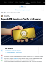 Dogecoin and XRP ETFs Go Live, a First for U.S. Investors