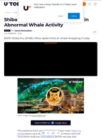 Shiba Inu (SHIB) Skyrockets 600% in Abnormal Whale Activity