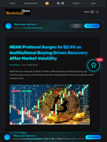 NEAR Protocol Surges to $2.90 as Institutional Buying Drives Recovery After Market Volatility - Blockchain.News