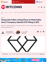 Grayscale IPO Filing with SEC: Will Crypto Benefit?