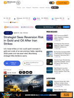 Strategist Sees Reversion Risk in Gold and Oil After Iran Strikes – Markets and Prices Bitcoin News