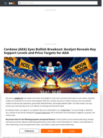 Cardano (ADA) Eyes Bullish Breakout: Analyst Reveals Key Support Levels and Price Targets for ADA - Brave New Coin