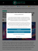 Which Cryptos Are Gaining Attention in 2025? HYPE, ADA, XYZ, SEI, and NEAR Show Strong Momentum