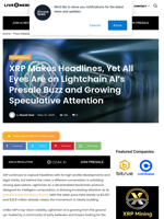 XRP Makes Headlines, Yet All Eyes Are on Lightchain AI’s Presale Buzz and Growing Speculative Attention | Live Bitcoin News