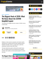 The Biggest Hack of 2026: What We Know About the $294M KelpDAO Exploit