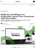 Public Keys: DraftKings Gets Predictable, Canaan Turns Around and Zelle Likes Stables - Decrypt