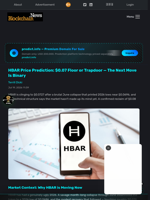 HBAR Price Prediction: $0.07 Floor or Trapdoor — The Next Move Is Binary - Blockchain.News