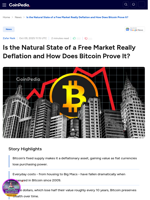 Is the Natural State of a Free Market Really Deflation and How Does Bitcoin Prove It?