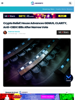 Crypto Relief: House Passes Motion To Reconsider Key Bills