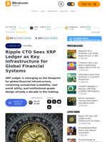 Ripple CTO Sees XRP Ledger as Key Infrastructure for Global Financial Systems – Featured Bitcoin News