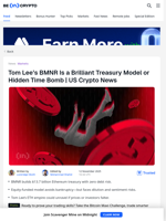 US Crypto News: Can Tom Lee’s BitMine Survive an ETH Winter?