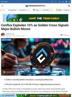 Conflux Explodes 10% as Golden Cross Signals Major Bullish Moves - TheNewsCrypto