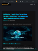 INJ Price Prediction: Targeting $8.50-9.00 Within Two Weeks as Technical Momentum Builds - Blockchain.News