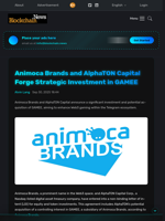 Animoca Brands and AlphaTON Capital Forge Strategic Investment in GAMEE - Blockchain.News